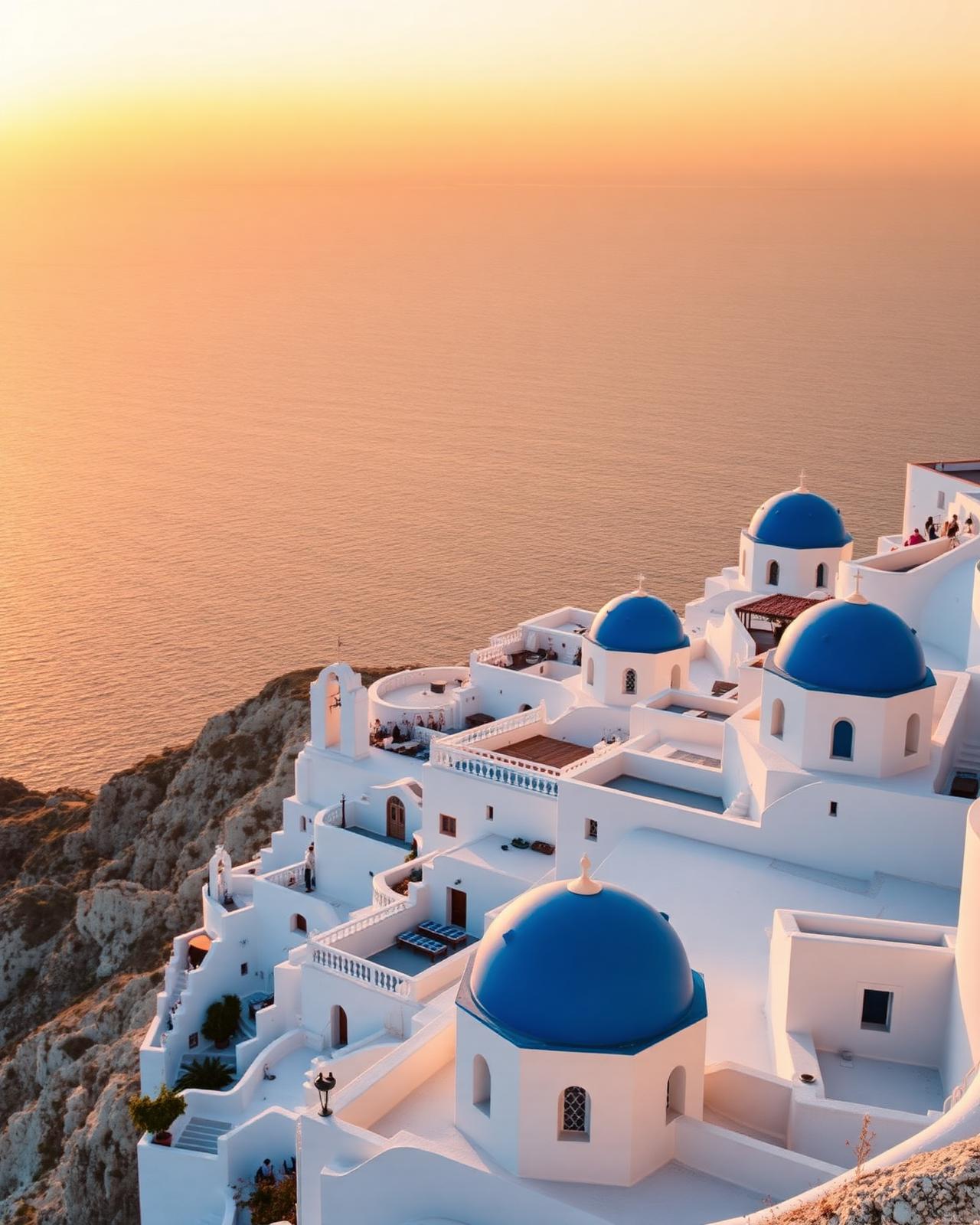 Santorini caldera