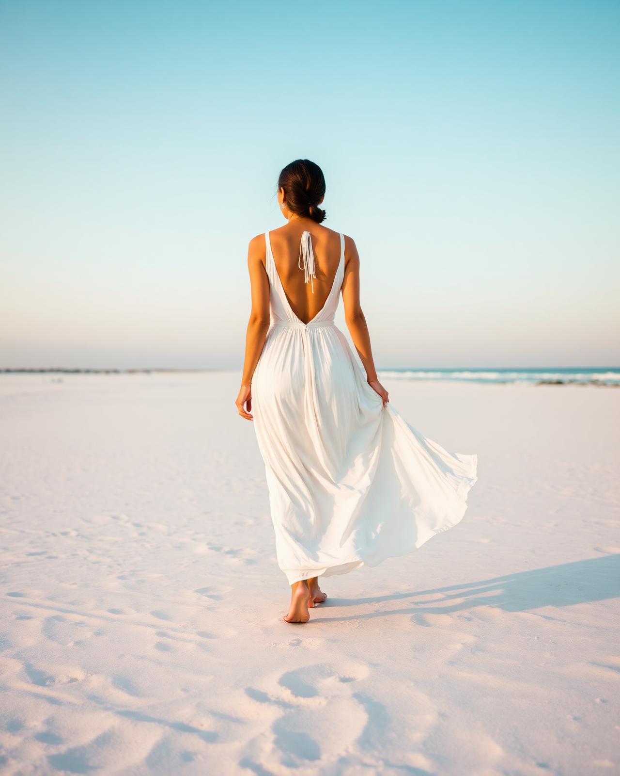 White sand beach